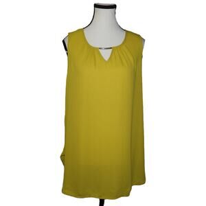 Sami & Jo yellow tank top blouse women’s size large NWT